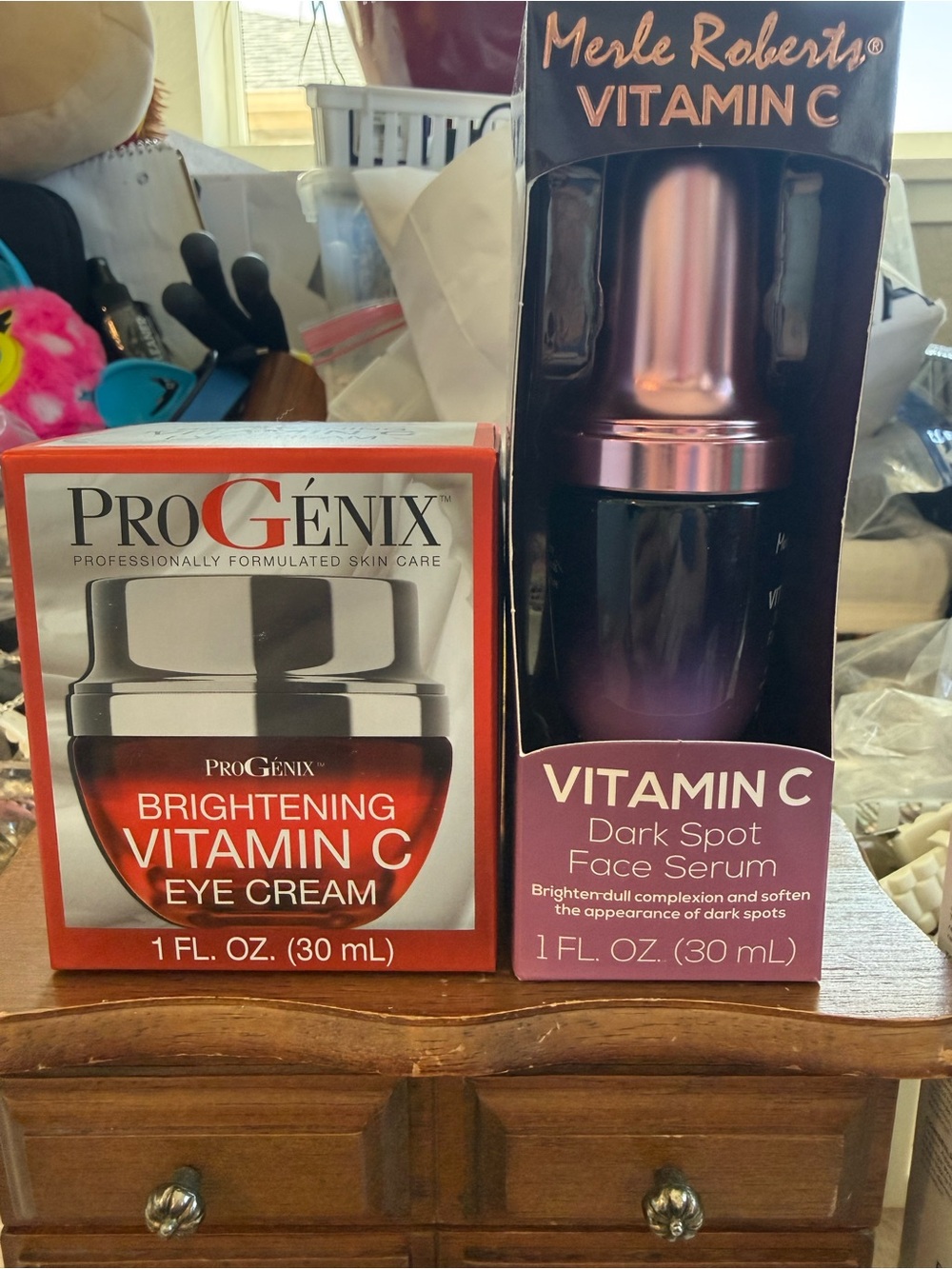 ProGenix Brightening Vitamin C Eye Cream & meryl Roberts, vitamin C dark spot